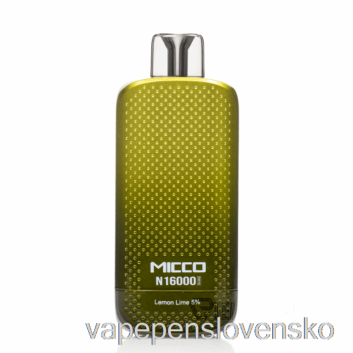 Horizontech Micco N16000 Jednorázová Citrónová Limetka Vape Slovensko